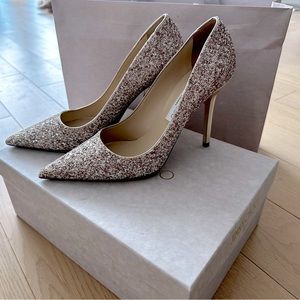 Jimmy Choo Glitter Pumps (EU 39, US size 8.5)